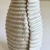 "Vessel #13" - Vases in white by Cym Warkov