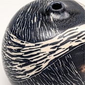 "Round bud vase" - Vases in multicolor by Liz Vigoda