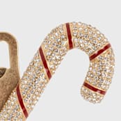 "Candy cane bottle opener" - Wine and Bar Tools in brass by Joanna Buchanan