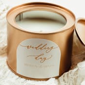 "Wedding Gift Candle Wedding Day" - Couple Gifts in gold by Jordan Perry
