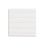 "Blush Frenchie Stripes Petite Napkins" - Napkins in pink by Jollity and Co