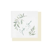 "Fresh Daydream Custom Napkin - Pack of 100" - Napkins in multicolorassorted-colors by Papel Custom Design