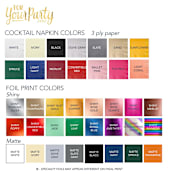 "Custom Grand House Bold Floral Napkin, cocktail size, set of 100" - Napkins in orange by ForYourParty