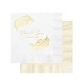 "Lacy Emphasis Custom Napkin - Pack of 100" - Napkins in multicolorassorted-colors by Papel Custom Design