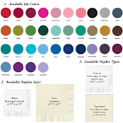 "Pet Gratitude Digital Beverage Napkin" - Napkins in white by Papel Custom Design