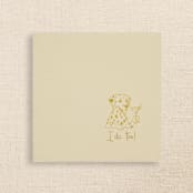 "“I Do, Too!” Dalmatian Wedding Cocktail Napkins Champage" - Napkins in natural by Papel Custom Design