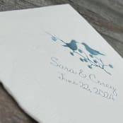 "Custom Silhouette Birds Napkin - Pack of 100" - Napkins in multicolorassorted-colors by Papel Custom Design