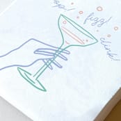 "Champagne Pop, Fizz, Clink Napkin Pack, cocktail size, pack of 50" - Napkins in white by ForYourParty