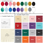 "Custom Drunk in Love Napkin - Pack of 100" - Napkins in multicolorassorted-colors by Papel Custom Design