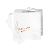 "Destination Mexico Cactus Napkin, cocktail size, set of 100" - Napkins in green by ForYourParty