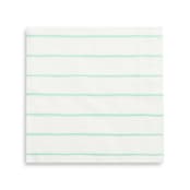 "Mint Frenchie Stripes Petite Napkins" - Napkins in green by Jollity and Co