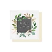 "Botanical Grandeur Custom Napkin - Pack of 100" - Napkins in multicolorassorted-colors by Papel Custom Design