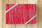 "Modern lodge" - Wrapping Paper in Santa's sleigh by Stacey Meacham - Front