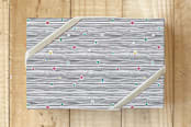 "modern lights pattern" - Wrapping Paper in dust by blackwhite press - Front