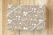 "Sprigs of Joy" - Wrapping Paper in Craft Paper by Cavell Ferguson - Front