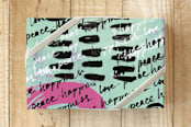 "DIY Holiday" - Wrapping Paper in Mint Cool by Biljana Kroll - Front