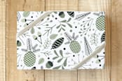 "Forest Floor Paper" - Wrapping Paper in Pine by Cavell Ferguson - Front