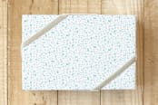 "Merry Mosaics" - Wrapping Paper in Minty Mix by Jan Shepherd - Front