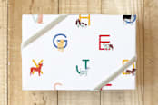 "Dogs A to Z Wrapping Paper" - Wrapping Paper in PRIMARY by Lindsey Balbierz - Front