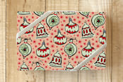 "My Favorite Ornaments" - Wrapping Paper in scarlett by Lisa Travis - Front