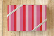 "Paper Stripes" - Wrapping Paper in Candycane by Ani Somi - Front