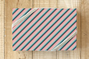 "Merry Marquee Gift Wrap" - Wrapping Paper in Teal by Amber Barkley - Front