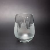 "Orlando, Florida Skyline Stemless Wine Glass" - Drinkware in clear by stephanie miller 1