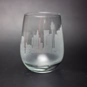 "Sydney, Australia Skyline Stemless Wine Glass" - Drinkware in clear by stephanie miller 1