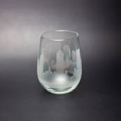 "Nashville, Tennessee Skyline Stemless Wine Glass" - Drinkware in clear by stephanie miller 1