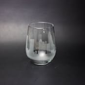 "Houston, Texas Skyline Stemless Wine Glass" - Drinkware in clear by stephanie miller 1