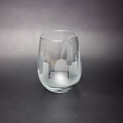 "St. Louis, Missouri Skyline Stemless Wine Glass" - Drinkware in clear by stephanie miller 1