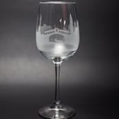 "Venice, Italy Skyline Wine Glass" - Drinkware in clear by stephanie miller 1