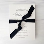 "3/4" x 5 Yards Cotton Ribbon - Black" - Ribbons in black by Honey Silks Co