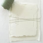 "Sage Waxed Linen Twine, 2-Ply" - Ribbons in green by Jenny Sanders