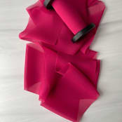 "2" Signature Sheer - Pink Raspberry" - Ribbons in pink by Honey Silks Co