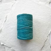 "Caribbean Blue Waxed Linen Twine, 2-Ply" - Ribbons in blue by Jenny Sanders