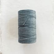 "Slate Grey Waxed Linen Twine, 2-Ply" - Ribbons in gray by Jenny Sanders