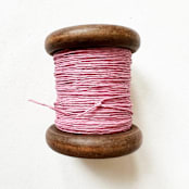 "Medium Paper Twine in Rhubarb" - Ribbons in pink by Jenny Sanders