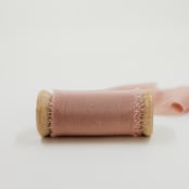 "Silk Wedding Ribbon Dusty Rose 2" Wide" - Ribbons in pink by Jordan Perry