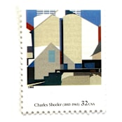 "Charles Sheeler's "Two Against the White" Postage Stamps | Four Centuries of American Art Series | Vintage Unused USPS Postage 32c | Pack of 10" - Postage Stamps in multicolor by Jennifer Kramer