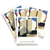 "Charles Sheeler's "Two Against the White" Postage Stamps | Four Centuries of American Art Series | Vintage Unused USPS Postage 32c | Pack of 10" - Postage Stamps in multicolor by Jennifer Kramer