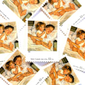 "Mary Cassatt's "Breakfast in Bed" Postage Stamps | Four Centuries of American Art Series | Vintage Unused USPS Postage 32c | Pack of 10" - Postage Stamps in natural by Jennifer Kramer