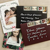 "$1.04 cents . Red Camellia Holiday Postage Stamps . Set of 5" - Postage Stamps in red by Kristen Melchor