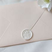 "Anemones- Customizable Color- Set of 25 Hand-crafted Wax Seals" - Wax Seals in multicolor by Inkspiringletters