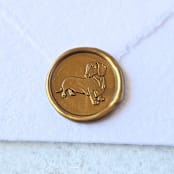 "Doxie- Customizable Color- Set of 25 Hand-crafted Wax Seals" - Wax Seals in multicolor by Inkspiringletters
