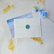 "Coral Reef - Customizable Color- Set of 25 Hand-crafted Wax Seals" - Wax Seals in multicolor by Inkspiringletters