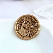 "Starry Night- Customizable Color- Set of 25  Hand-crafted Wax Seals" - Wax Seals in multicolor by Inkspiringletters