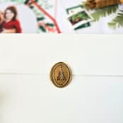 "Minimalist Xmas Tree- Customizable Color- Set of 25  Hand-crafted Wax Seals" - Wax Seals in multicolor by Inkspiringletters