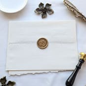 "Wedding Bands- Customizable Color- Set of 25  Hand-crafted Wax Seals" - Wax Seals in multicolor by Inkspiringletters