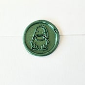 "Gnome Alone- Customizable Color- Set of 25 Hand-crafted Wax Seals" - Wax Seals in multicolor by Inkspiringletters
